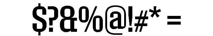 Roster Condensed Regular Font OTHER CHARS