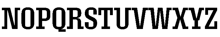 Roster Condensed Regular Font UPPERCASE