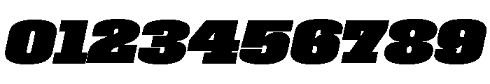 Roster Expanded Black Italic Font OTHER CHARS