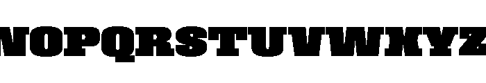 Roster Expanded Black Font UPPERCASE