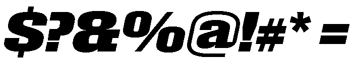 Roster Expanded Bold Italic Font OTHER CHARS