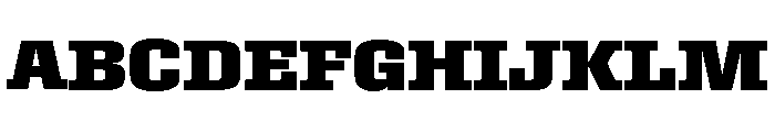 Roster Expanded Bold Font UPPERCASE