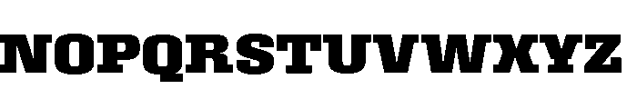 Roster Expanded Bold Font UPPERCASE