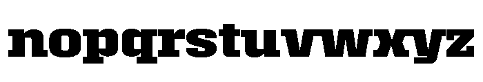 Roster Expanded Bold Font LOWERCASE