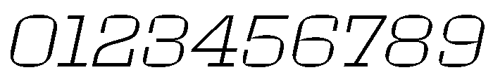 Roster Expanded Extra Light Italic Font OTHER CHARS