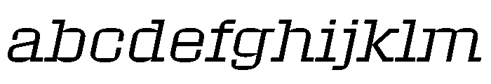 Roster Expanded Light Italic FONT