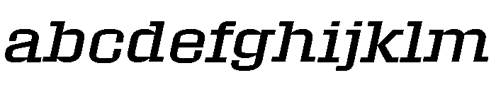 Roster Expanded Regular Italic FONT
