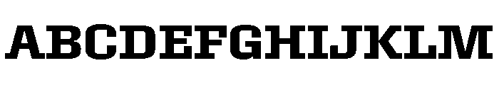 Roster Expanded Semi Bold Font UPPERCASE