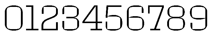 Roster Extra Light Font OTHER CHARS