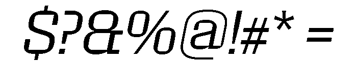 Roster Light Italic Font OTHER CHARS