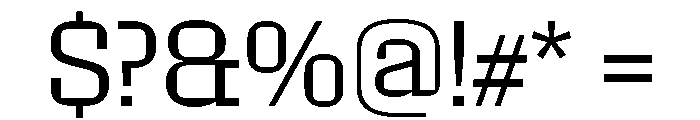 Roster Light Font OTHER CHARS