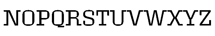 Roster Light Font UPPERCASE