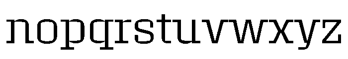 Roster Light Font LOWERCASE