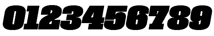 Roster Narrow Black Italic Font OTHER CHARS