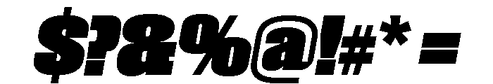 Roster Narrow Black Italic Font OTHER CHARS