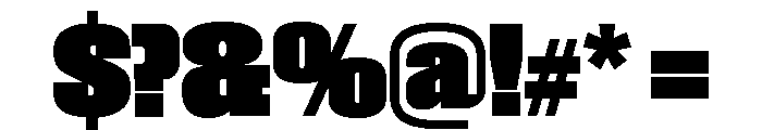 Roster Narrow Black Font OTHER CHARS