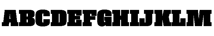 Roster Narrow Black Font UPPERCASE