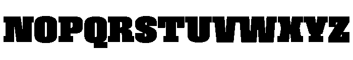 Roster Narrow Black Font UPPERCASE