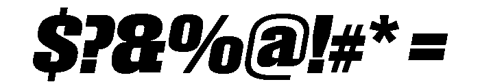Roster Narrow Bold Italic Font OTHER CHARS