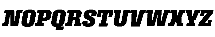 Roster Narrow Bold Italic Font UPPERCASE