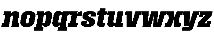 Roster Narrow Bold Italic Font LOWERCASE