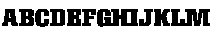 Roster Narrow Bold Font UPPERCASE