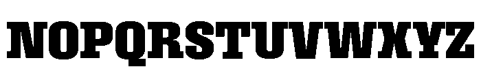 Roster Narrow Bold Font UPPERCASE