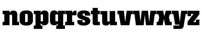 Roster Narrow Bold Font LOWERCASE