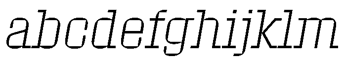 Roster Narrow Extra Light Italic FONT