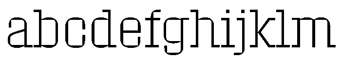 Roster Narrow Extra Light FONT