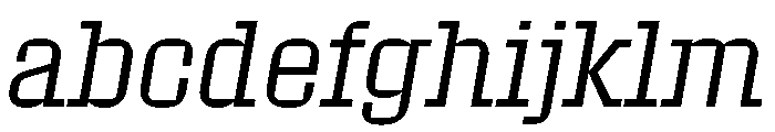 Roster Narrow Light Italic FONT