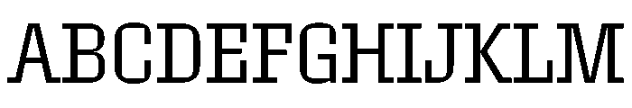 Roster Narrow Light Font UPPERCASE