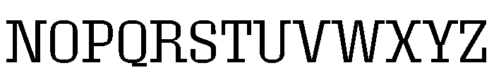 Roster Narrow Light Font UPPERCASE