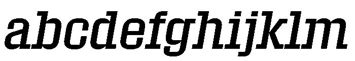 Roster Narrow Regular Italic FONT
