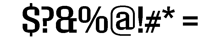 Roster Narrow Regular Font OTHER CHARS