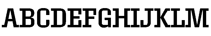 Roster Narrow Regular Font UPPERCASE