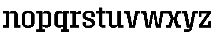 Roster Narrow Regular Font LOWERCASE