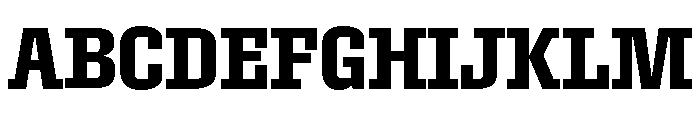 Roster Narrow Semi Bold Font UPPERCASE
