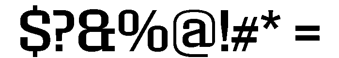 Roster Regular Font OTHER CHARS