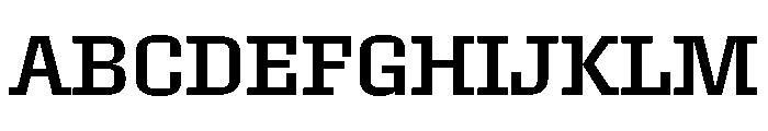 Roster Regular Font UPPERCASE