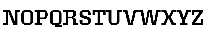 Roster Regular Font UPPERCASE