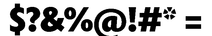 Rowton Black Font OTHER CHARS