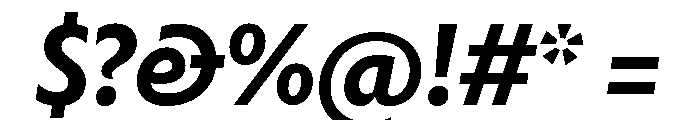 Rowton Bold Italic Font OTHER CHARS
