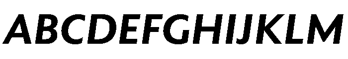 Rowton Bold Italic Font UPPERCASE