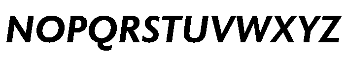 Rowton Bold Italic Font UPPERCASE