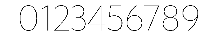 Rowton Hairline Font OTHER CHARS