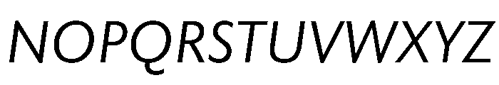 Rowton Italic Font UPPERCASE