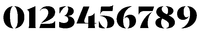 Rowton Stencil Bold Font OTHER CHARS