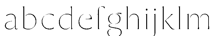 Rowton Stencil Hairline FONT