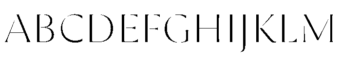 Rowton Stencil Light Font UPPERCASE
